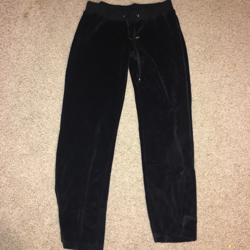 Velvety Black Sweat Pants!